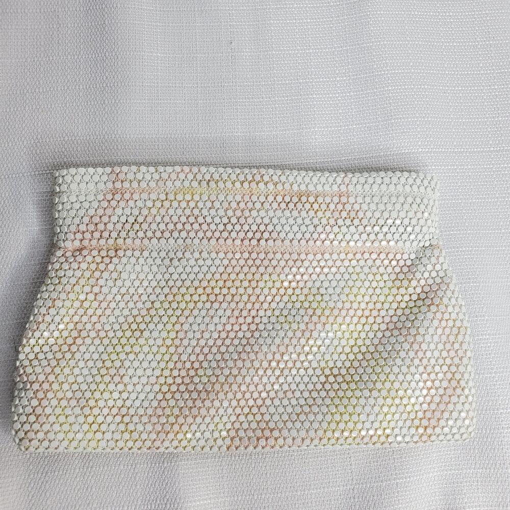 Vintage Iridescent Pinch Open Small Clutch